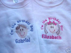 Personalized I'm the Birthday Boy Girl shirt W/Face