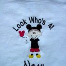 PERSONALIZED Mickey Mouse Birthday Look whos 2,3, shirt