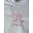 Personalized FLOWER GIRL Shirt WEDDING Rehearsal dinner