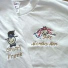 Personalized Bride/Groom Honeymoon Wedding T-Shirt Set