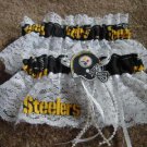 Pittsburgh SteelersNFL Football Bridal Garter Set Plus Size