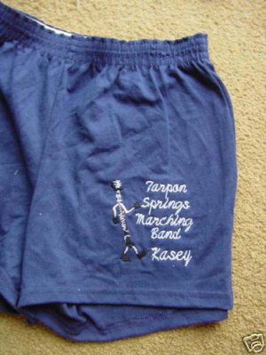 Personalized Marching Band Music Team Shorts Y/M