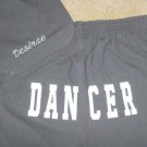 Personalized Girls Dance Dancer Butt Print Shorts Y/L