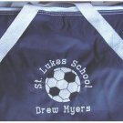 Personalized Soccer Team Nylon Duffle Sports Bag