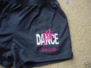 Personalized Dance Dancer Ballerina Ballet Shorts A/S