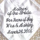 GIFT MOTHER BRIDE OF BRIDE WEDDING LACE HANKIE BRIDAL