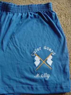 Personalized ColorGuard WinerGuard Flag  Shorts Y/M