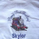 Personalized Thomas Tank Engine First Birthday Shirt
