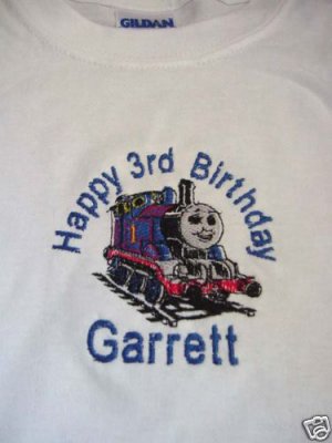 Personalized Thomas Tank the Engine Birthday Shirt