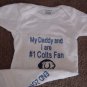 Indianapolis Colts Football Baby Infant Newborn Onesie