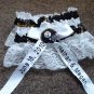 Personalized Pittsburgh Steelers NFL Football Garter Set Add your names and date