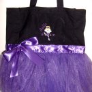 Ballerina Ballet PreBallerina Dance Dancer Tote Bag with tutu Personalized Girls Toddler