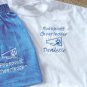 Personalized Girls Ladies Cheerleader Shorts Shirt Set