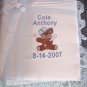 Personalized Boys Baby Newborn Photo Album Scrapbook