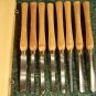 8pc HSS High Speed Steel WOOD LATHE CHISEL SET with WOOD CASE Brand New chisels