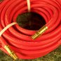 1/4 " x 50 Ft. OIL RESISTANT RED Goodyear AIR HOSE made in USA Great for Roofing