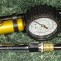 AIR TIRE INFLATOR 10 to 220 PSI with DIAL GAUGE Rubber Hose Double head chuck