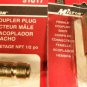 2pc Big 1/2 " AIR HOSE COUPLER by Milton Made in USA New quick adapter and plug
