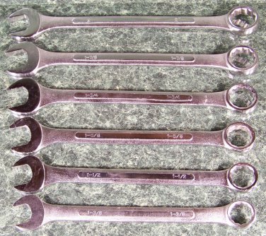 6pc. SAE JUMBO COMBINATION WRENCH SET up to 2" tool new big