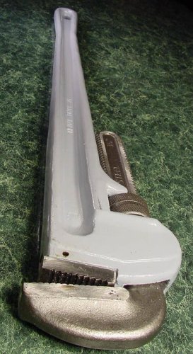 36 inch  Aluminum PIPE WRENCH TOOL Steel Jaws new monkey wrenches big  jumbo"