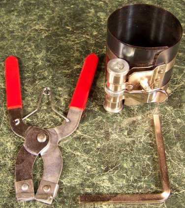 7" PISTON RING COMPRESSOR and INSTALLER TOOL KIT New