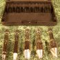 5pc Damaged SCREW REMOVER EXTRACTOR EZ OUT SET FREE Storage Case with Snap lid