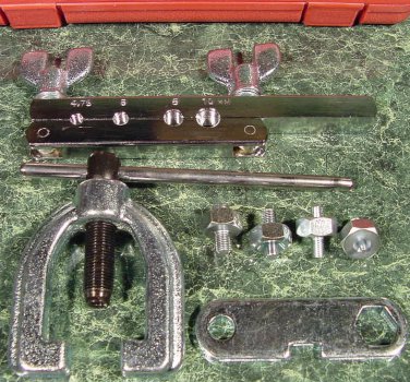 BUBBLE FLARING TOOL KIT METRIC ISO Free Storage Case New Flare Brake  T-Bar Hand