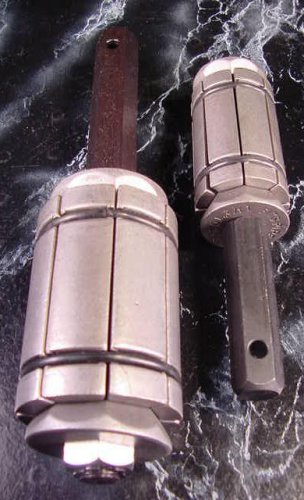 2pc TAIL PIPE EXPANDERS up to 3-1/2" exhaust expand tool All Metal Impact Tail