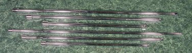 6pc Super Long CHROME EXTENSION BAR SET 3/8 & 1/2 Drive 18" 24" 30"  Brand New