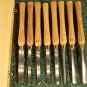 8pc HSS WOOD LATHE CHISEL SET New with WOOD CASE High Speed Steel