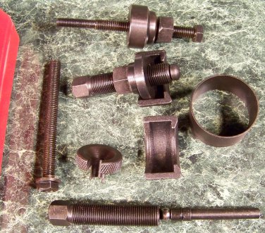 POWER STEERING PUMP PULLEY PULLER REMOVER and INSTALLER KIT with CASE