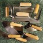 9pc Hardened Steel CONCRETE & MASON TROWEL SET TOOL cement brick block mortor
