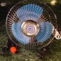 6 inch 12 Volt CAR / TRUCK FAN new 2 speed tilting oscillating metal cars trucks