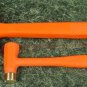 Hi Visibility 2pc DEAD BLOW HAMMERS With BRASS HEAD mallet tool new