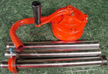 55 Gallon Drum ROTARY HAND PUMP diesel oil fuel barrel