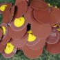 100pc 2 " ROLL LOCK SANDING DISC 80 Grit MADE IN USA Heavy Duty Aluminum Oxide