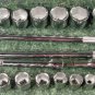 21pc 3/4 " Drive RATCHET SOCKET SET TOOL SAE  with CASE new wrench big Jumbo