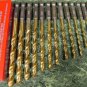 13pc TITANIUM HEX SHANK HSS DRILL BIT SET New Screw gun Last 6 times longer