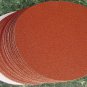 50p 6" PSA STICK ON SANDING DISC 120 GRIT DA sand paper peel and stick