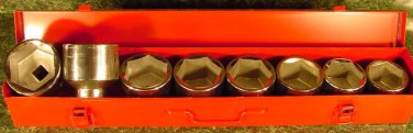 9pc 3/4 " Drive JUMBO SOCKET SET SAE up to 2-1/2 ADD ON set to 21 pc tool big