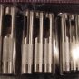12pc HOLLOW PUNCH SET tool leather new upto 3/4" big set Steel with Pouch hole