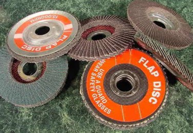 10pc 4-1/2 FLAP DISC SANDING GRINDING WHEEL 40 GRIT heavy duty