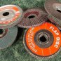 10pc 4-1/2 FLAP DISC SANDING GRINDING WHEEL 40 GRIT heavy duty