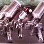 4pc HVLP GRAVITY FEED AIR SPRAY GUN KIT with REGULATOR Paint Clear Coat Primer