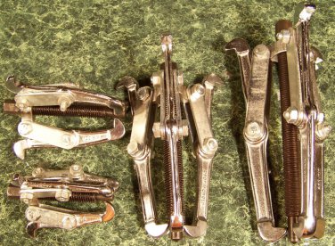 4pc 3 JAW GEAR PULLER SET 3" 4" 6" 8" new Drop Forged