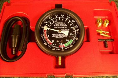 FUEL PUMP and VACUUM TESTER NEW Car Truck with case