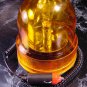 12 Volt REVOLVING AMBER CAUTION LIGHT new  Magnetic base safety