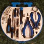 38pc JEWELRY & HOBBY TOOL KIT with CASE Pliers screw driver Knife Magnifying