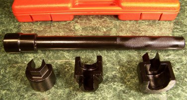 1/2" Drive INNER TIE ROD TOOL with 3 ADAPTERS and CASE Remover and Installer NEW