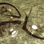 6 pair CLEAR SAFETY WORK GLASSES Polycarbonate Lense Adjustable ANSI Approved